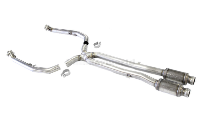 BimmerWorld E93 M3 Front X-Pipe MagnaFlow Resonator