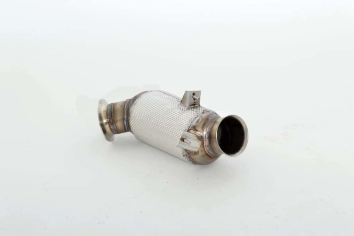 Friedrich BMW F2X F3X Downpipe met 300 cellen HJS Race-kat 90mm