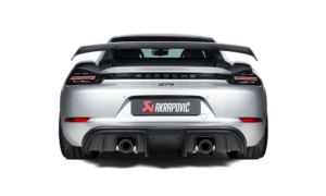Akrapovic Porsche 718 Cayman Gts 4.0 With Gpf - Slip On "Race Line" Titanium Exhaust System