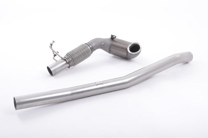 Milltek Volkswagen Golf Mk7.5 R Large Bore Downpipe and Hi-Flow Sports Cat