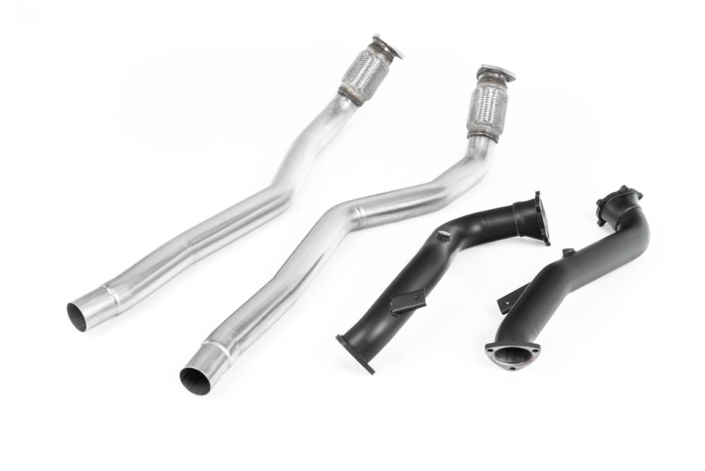 Milltek Audi S7 (C7) 4.0 TFSI Sportback Large-bore Downpipes and Cat Bypass Pipes