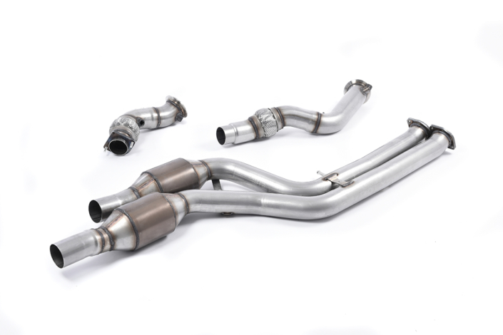 Milltek BMW 4 Series (F82/F83) M4 (incl. Competition) Large Bore Downpipes and Hi-Flow Sports Cats