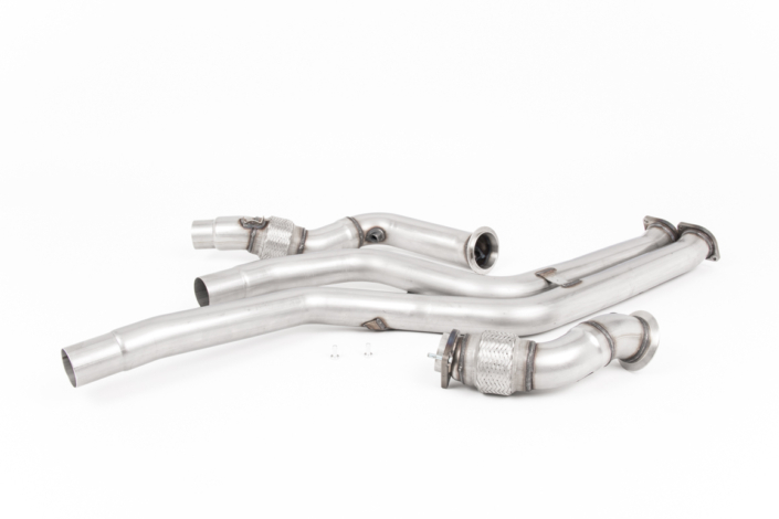 Milltek BMW 2 Series (F87) M2 Competition Large-bore Downpipes and Cat Bypass Pipes