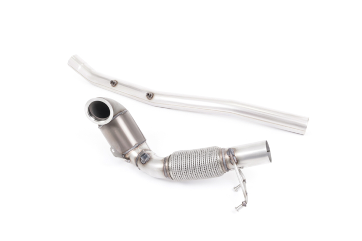 Milltek Volkswagen T-Roc R 2.0 TSI Large Bore Downpipe and Hi-Flow Sports Cat