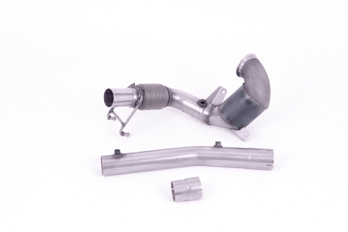 Milltek Volkswagen Polo (AW) GTI Hi-Flow Sports Cat and Downpipe
