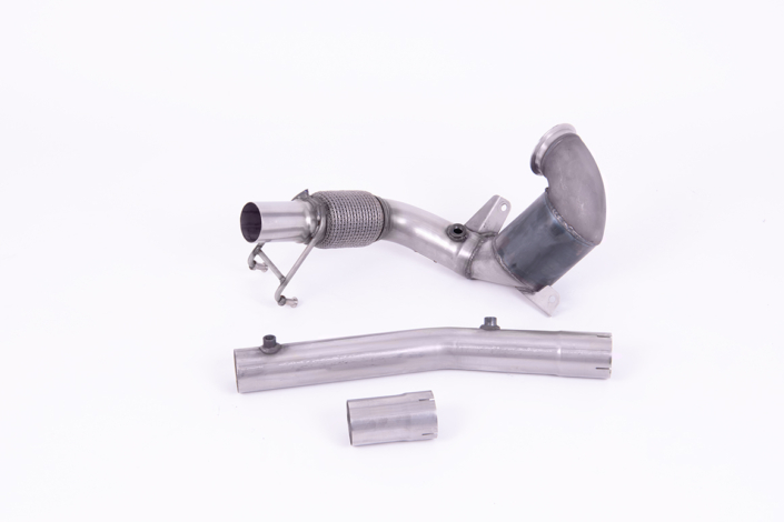 Milltek Volkswagen Polo (AW) GTI Hi-Flow Sports Cat and Downpipe