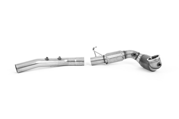 Milltek Volkswagen Golf Mk8 GTI Large Bore Downpipe and Hi-Flow Sports Cat