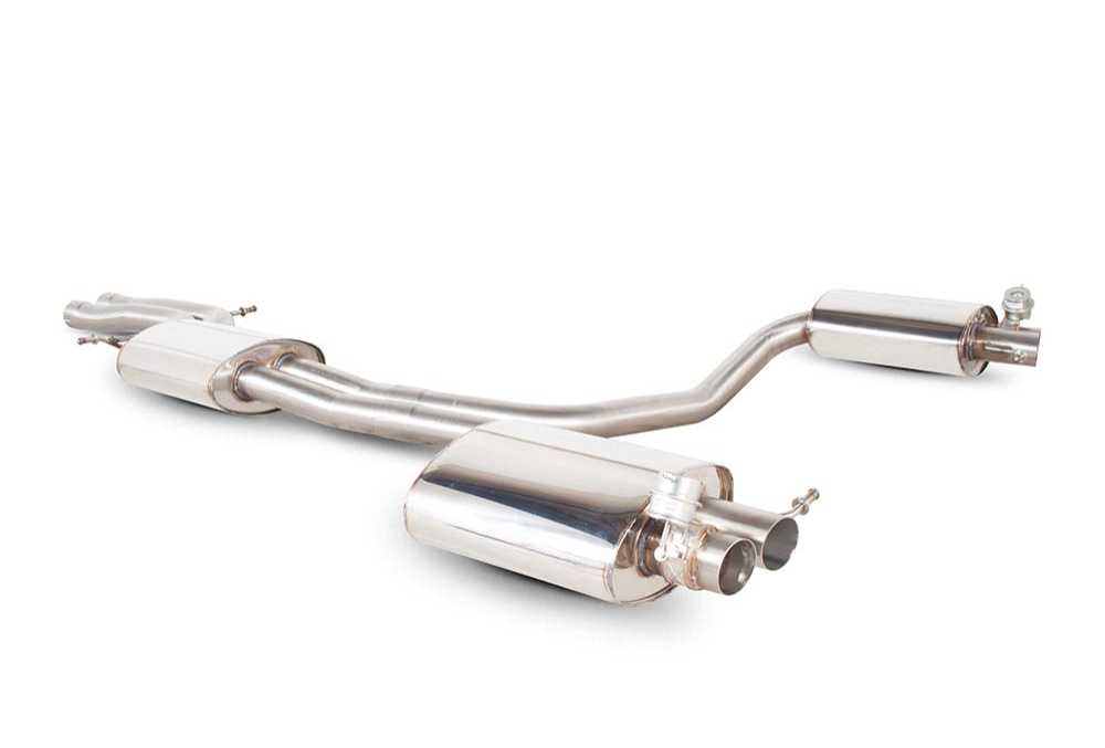 Scorpion Exhausts Audi RS4 B8 4.2 FSI Quattro Avant Resonated Half System Incl. Active Exhaust Valve