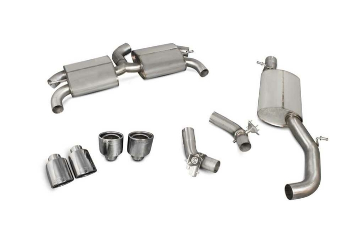 Scorpion Exhausts Audi TT S Mk3 (8S - Coupé, Non GPF Only) Resonated Cat-Back (With Valves) - Afbeelding 2
