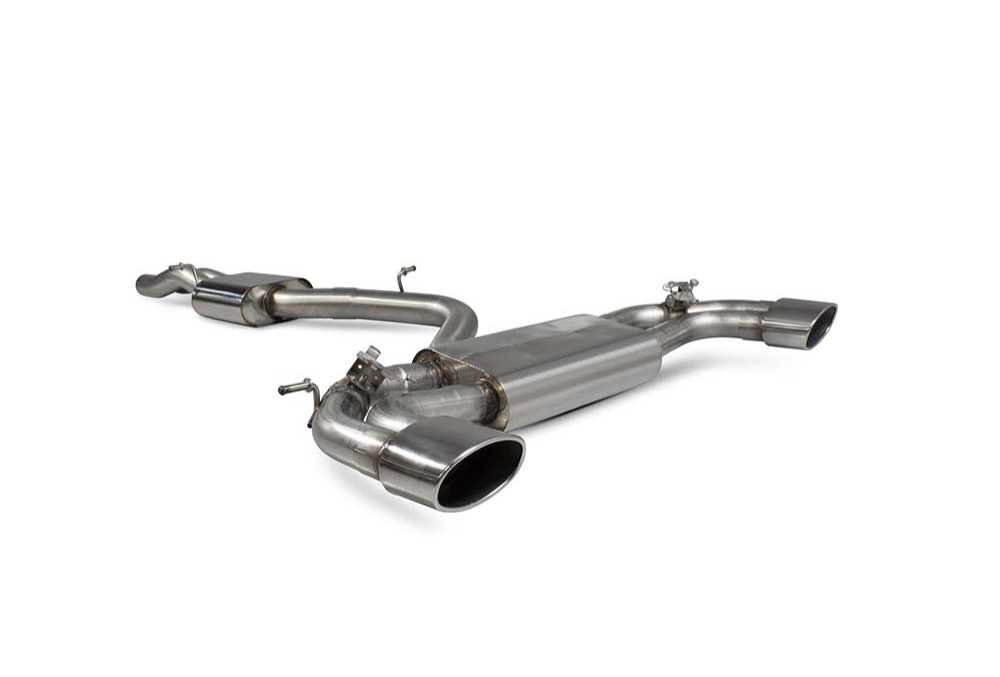 Scorpion Exhausts Audi RS3 Sedan 8V MQB (GPF and non GPF) Resonated Cat-Back System With Electronic Valves