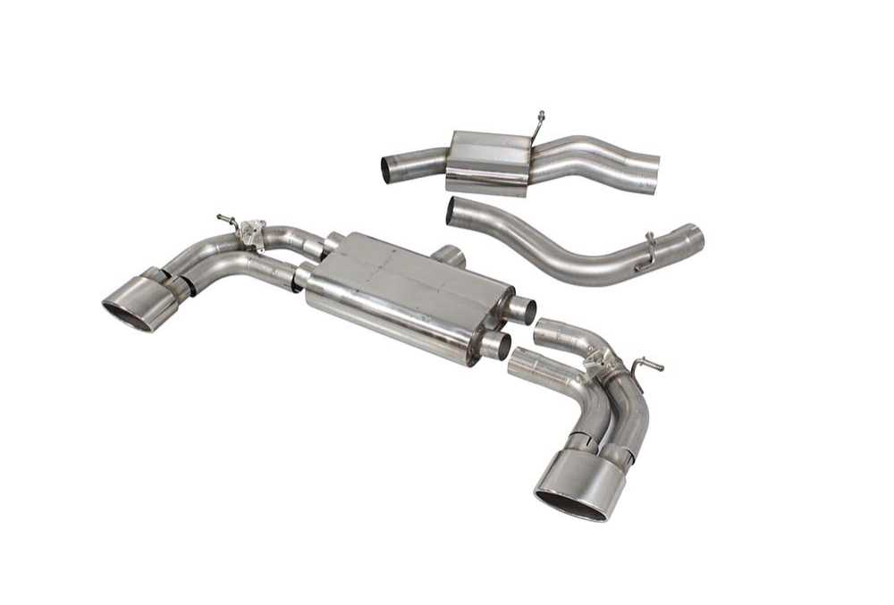 Scorpion Exhausts Audi RS3 Sedan 8V MQB (GPF and non GPF) Resonated Cat-Back System With Electronic Valves - Afbeelding 3