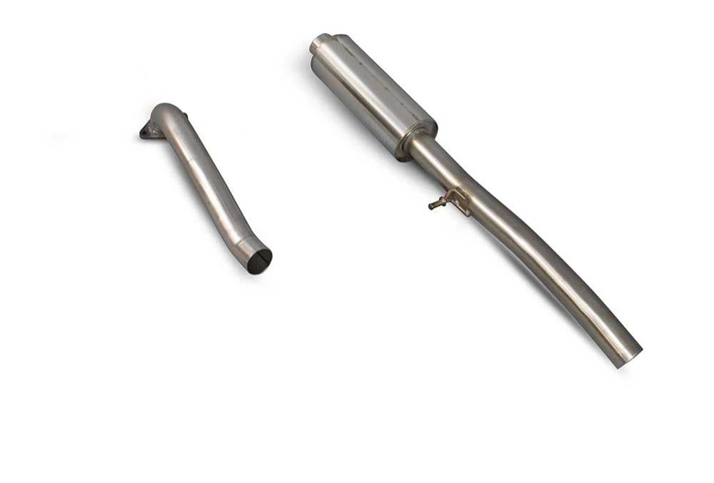 Scorpion Exhausts Ford Fiesta Mk7 Ecoboost 1.0T 100, 125 & 140PK Rear Silencer To Cat-Back Upgrade (Resonated) - Afbeelding 2