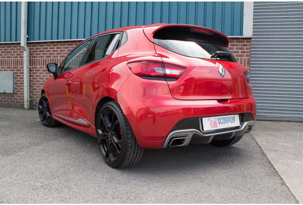 Scorpion Exhausts Renault Clio MK4 RS 200 EDC Non-Resonated Cat-Back System - Afbeelding 3