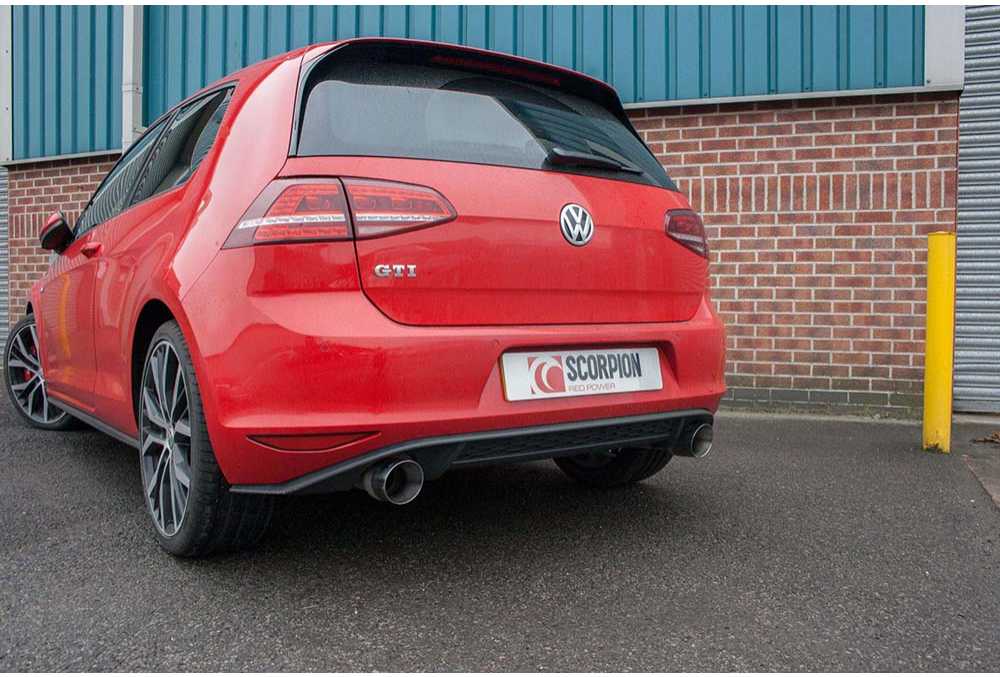 Scorpion Exhausts Volkswagen Golf Mk7 GTI Resonated Cat-Back System - Afbeelding 3