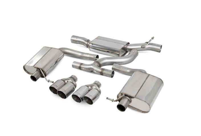 Scorpion Exhausts Volkswagen Golf Mk7.5 R Variant Facelift (Non GPF) Resonated Cat-Back System - Afbeelding 2