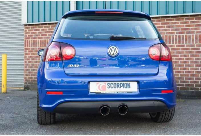 Scorpion Exhausts Volkswagen Golf MK5 R32 Non-Resonated Cat-Back System - Afbeelding 3