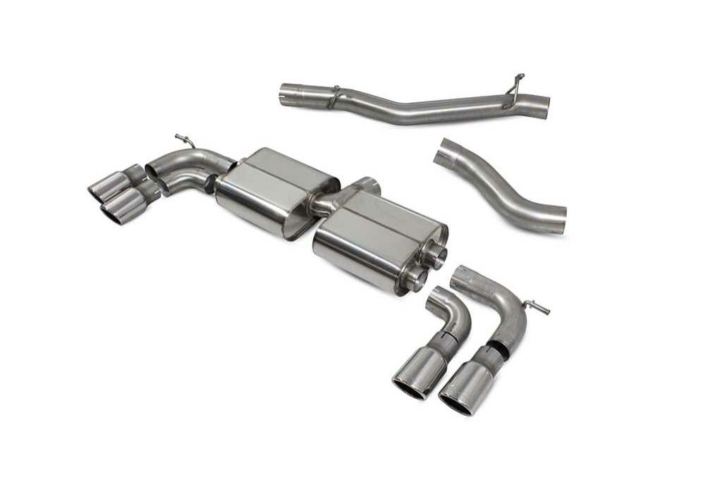 Scorpion Exhausts Volkswagen Golf Mk7.5 R Facelift (GPF & Non GPF) Non-Resonated Cat/Gpf Back System - Afbeelding 2