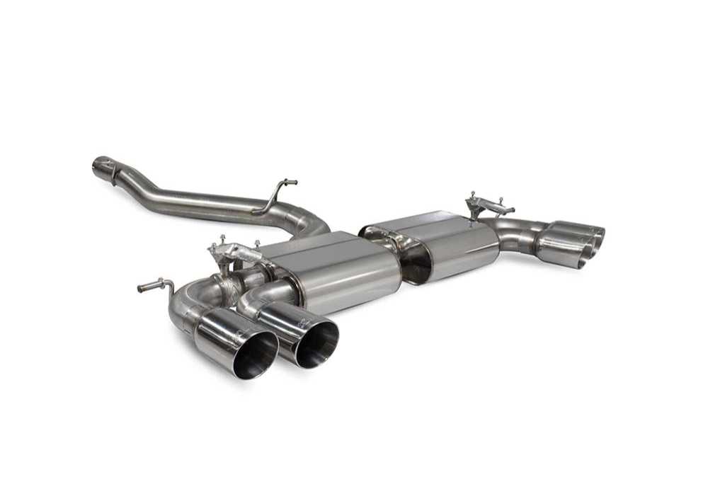 Scorpion Exhausts Volkswagen Golf Mk8 R (GPF) Non-Resonated Cat/Gpf Back System With Electronic Valves