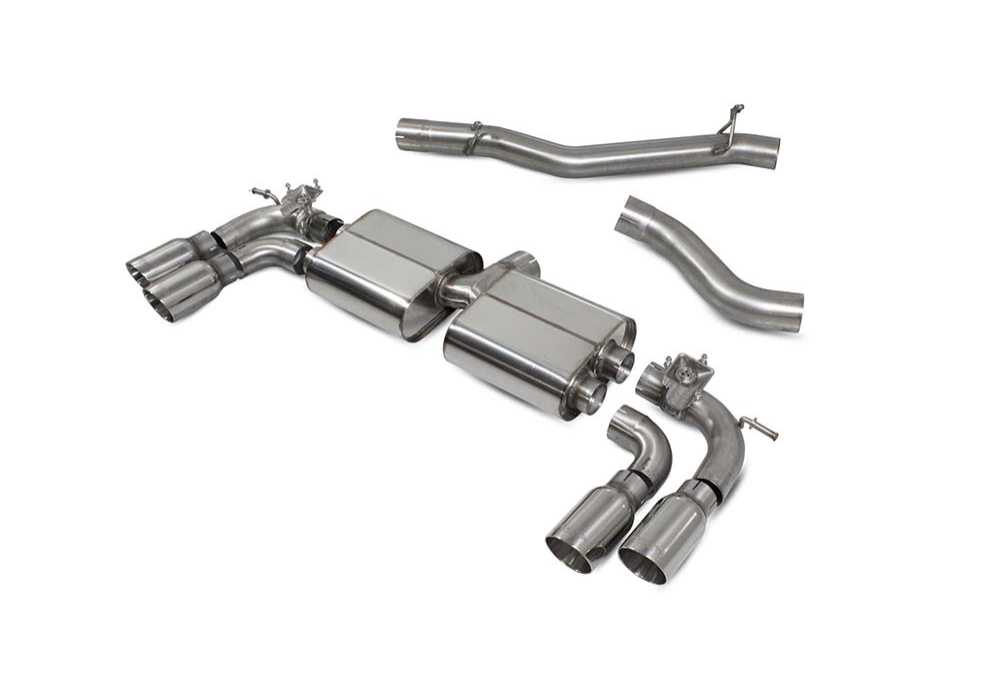 Scorpion Exhausts Volkswagen Golf Mk8 R (GPF) Non-Resonated Cat/Gpf Back System With Electronic Valves - Afbeelding 2