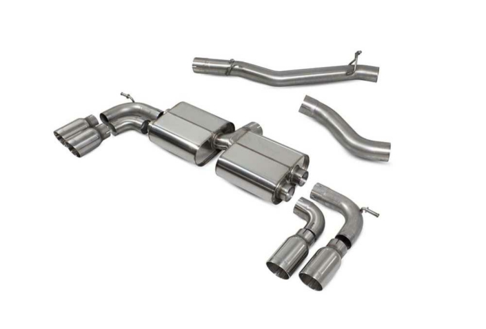 Scorpion Exhausts Volkswagen Golf Mk8 R (GPF) Non-Resonated Cat/Gpf Back System - Afbeelding 2
