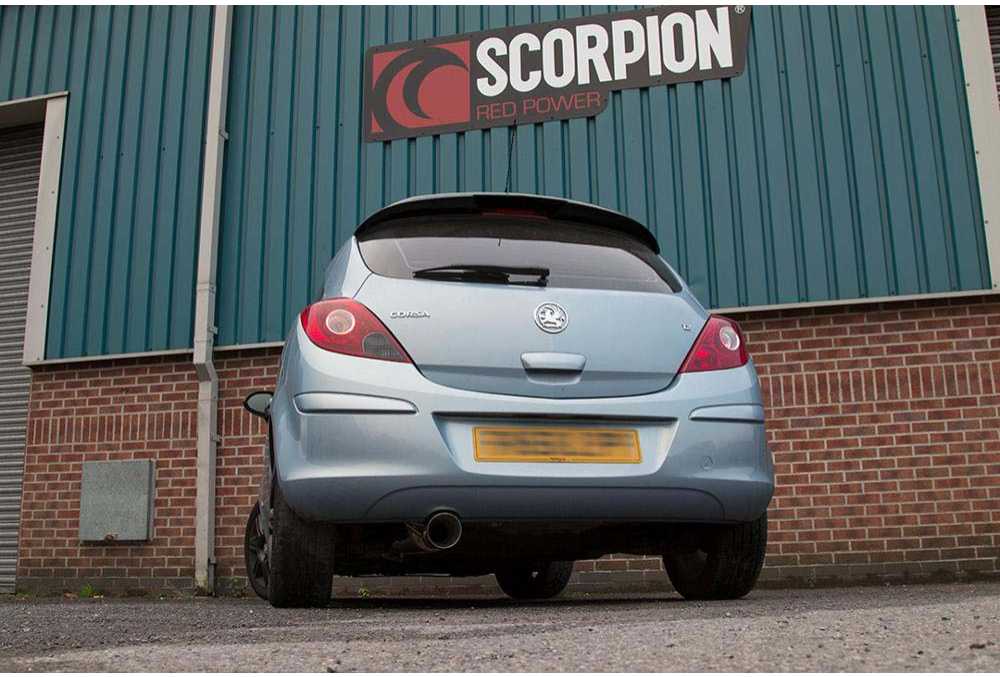 Scorpion Exhausts Opel Corsa D 1.0/1.2/1.4 Rear Silencer - Afbeelding 2