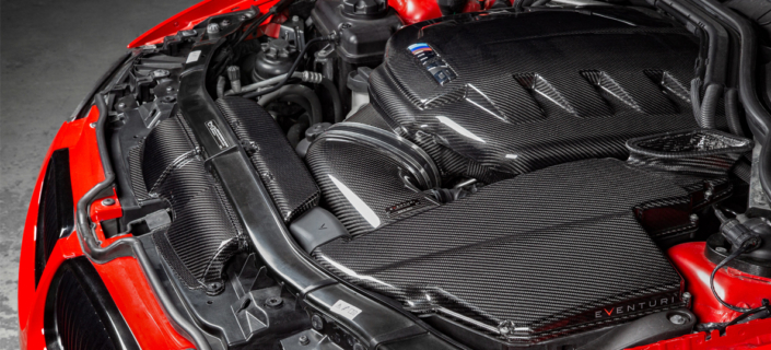 Eventuri BMW E9X M3 Carbon Duct Set - Gloss - Afbeelding 3