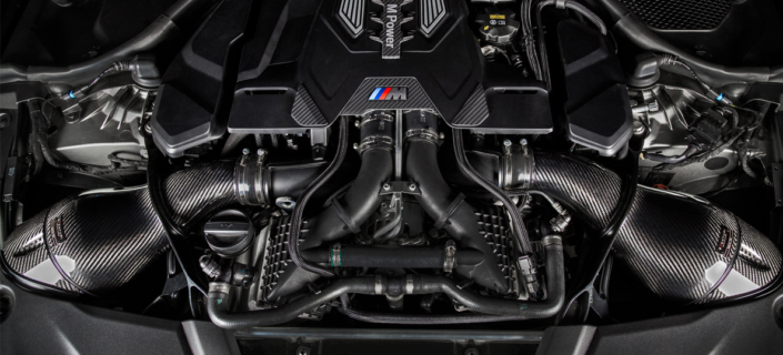 Eventuri BMW F9X M8 Black Carbon intake with shrouds - Afbeelding 2