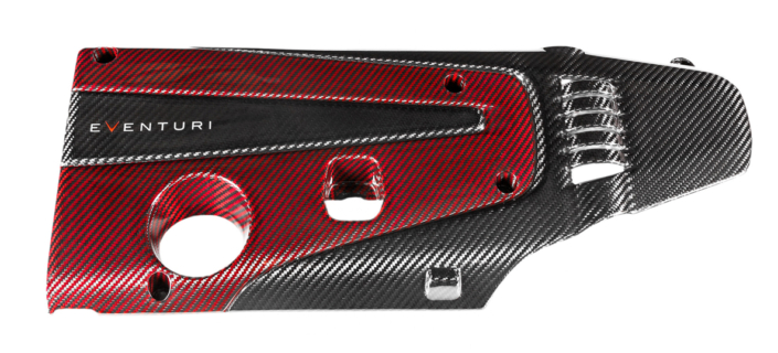 Eventuri Honda FK2 Civic Engine Cover Red and Black