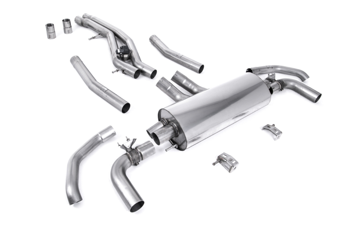 Milltek Audi SQ8 4.0 TFSI V8 Particulate Filter-back Uitlaatsysteem