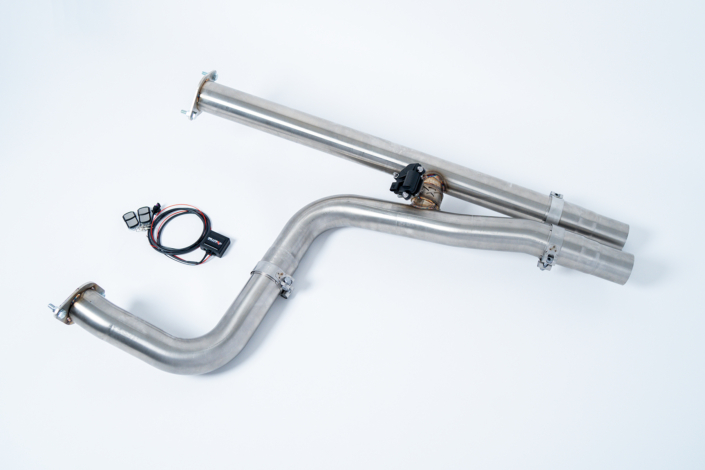 Milltek Dodge RAM 1500 TRX 6.2L H-pipe met Klepbediening