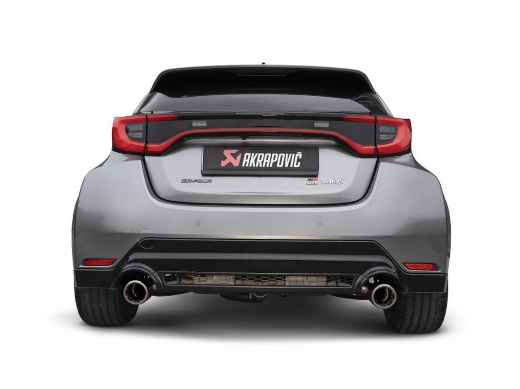 Akrapovic Toyota 2024+ Gr Yaris - "Slip On" Race Line Titanium Exhaust System - Afbeelding 3