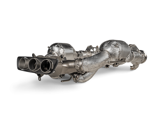 Akrapovic Ferrari 296 Gtb Stainless Steel Link Pipe Set - Afbeelding 2