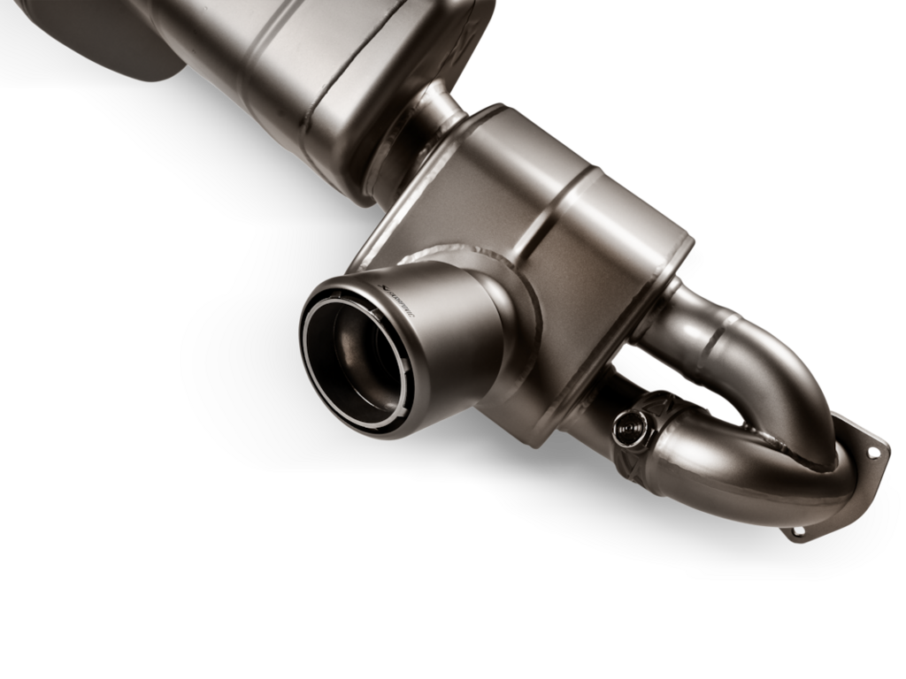 Akrapovic Porsche 718 Cayman Gt4 Rs / Spyder With Gpf (2022+) - Titanium Slip-On Race Line Exhaust System - Afbeelding 2