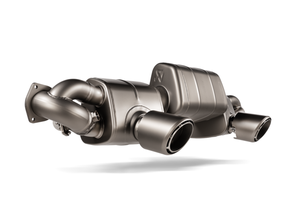 Akrapovic Porsche 718 Cayman Gt4 Rs / Spyder With Gpf (2022+) - Titanium Slip-On Race Line Exhaust System - Afbeelding 3